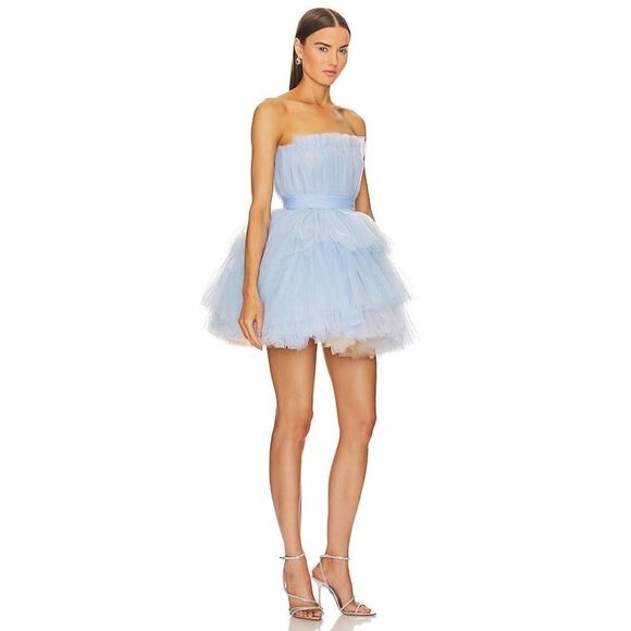 bronx and banco anna tulip mini dress Blue M - Picture 2 of 11